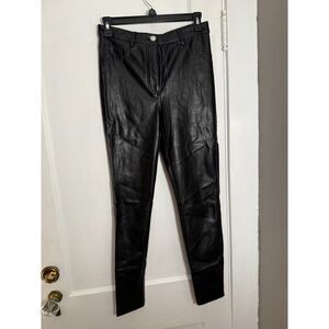 Aritzia Wilfred Free Faux Leather Skinny Pants